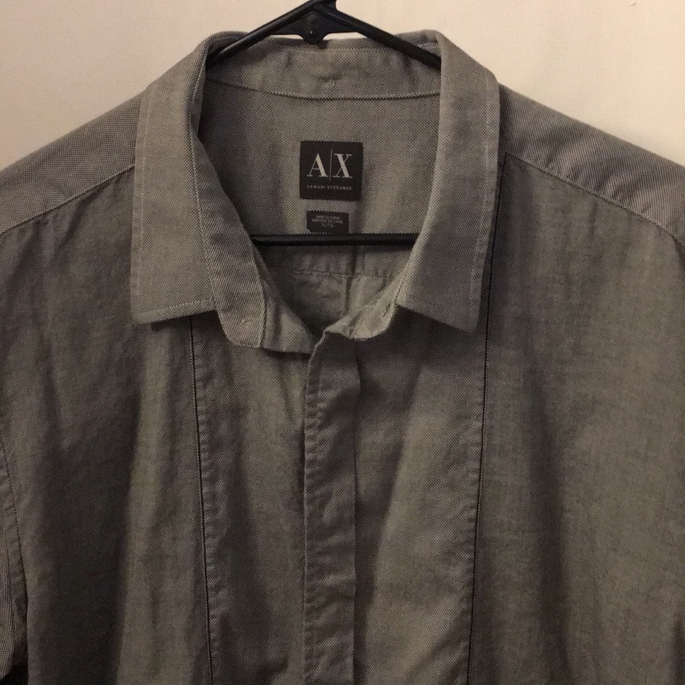 Armani Exchange long sleeve button down. XL
